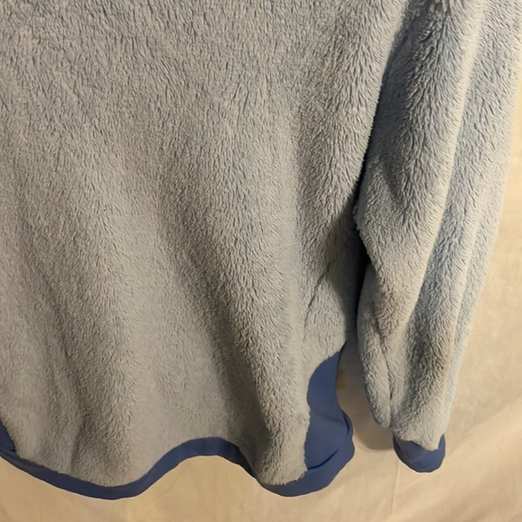 Mountain Hardwear Women’s Blue Fleece Zip Front Cold Jacket Size Medium - Picture 12 of 12